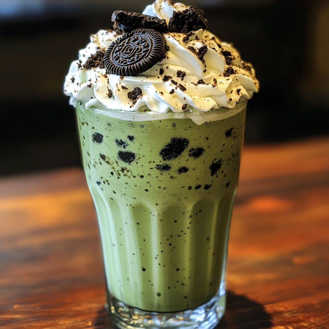 Frappe Matcha Cookies N’ Cream : Une boisson glacée gourmande