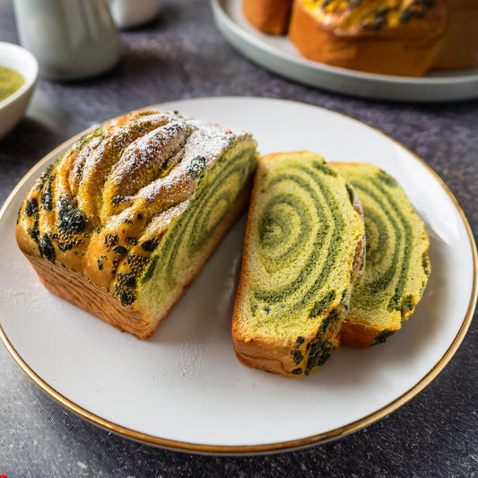 Brioche Léopard au Thé Matcha