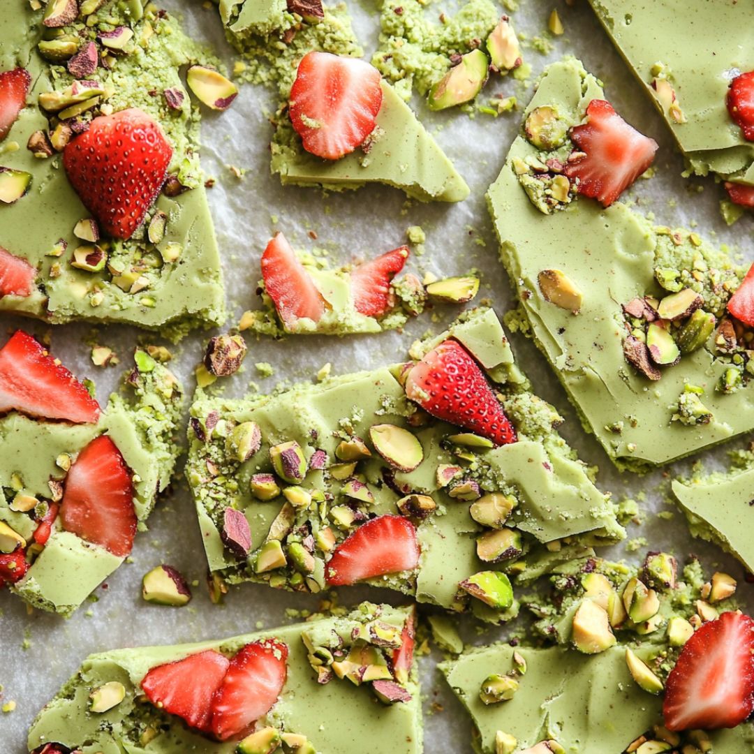 Écorce de Yaourt Glacé au Matcha : Une douceur fraîche et saine