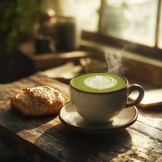 Matcha Latte au Lait d’Épeautre
